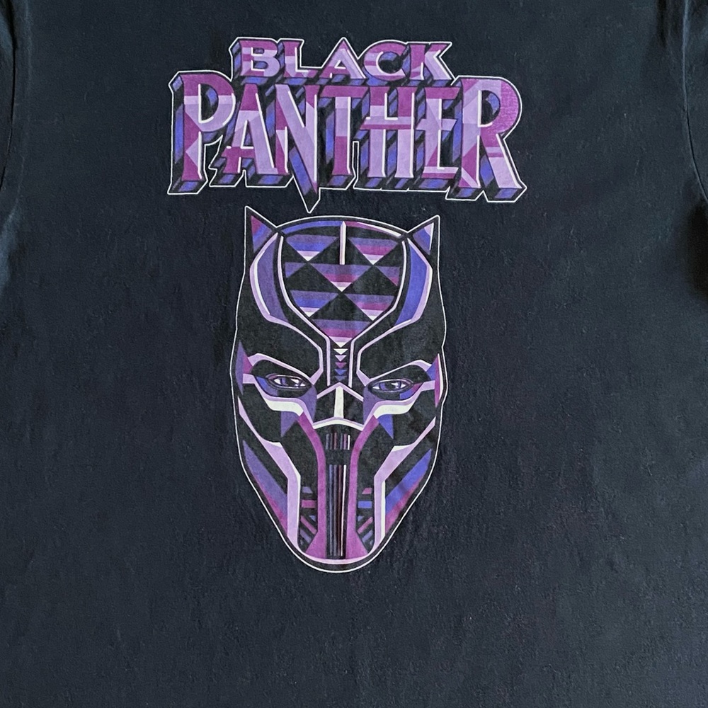 Black Panther Graphic Tee Size 2XL - Picture 4 of 4